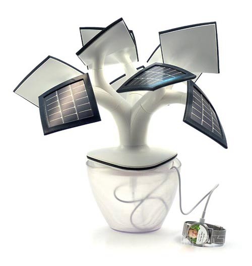 會充電的樹，既可以充電又可以照明，實用又美觀--置頂表情