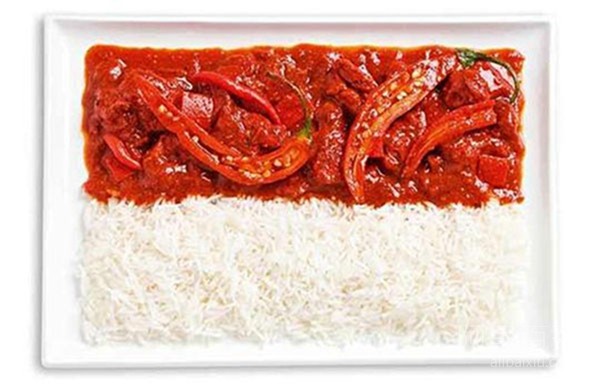 用食物組成的各國國旗 邊學(xué)知識(shí)邊享美味--置頂表情